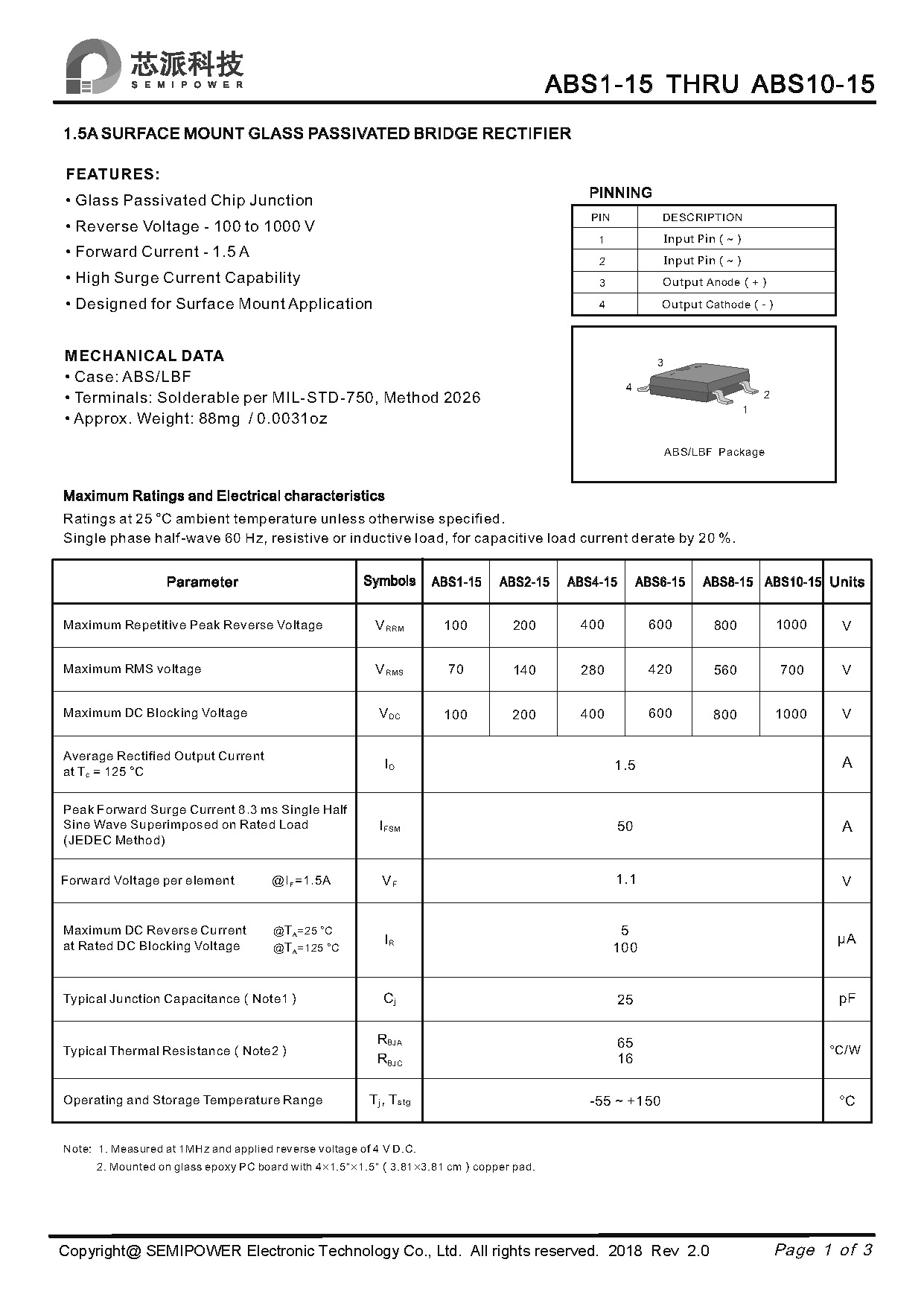 SAMWIN diode